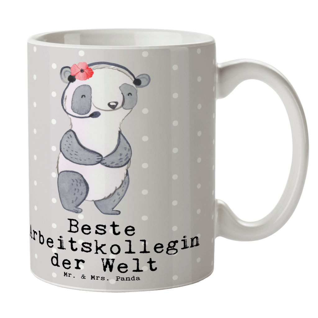 Tasse Panda Beste Arbeitskollegin der Welt Tasse, Kaffeetasse, Teetasse, Becher, Kaffeebecher, Teebecher, Keramiktasse, Porzellantasse, Büro Tasse, Geschenk Tasse, Tasse Sprüche, Tasse Motive, für, Dankeschön, Geschenk, Schenken, Geburtstag, Geburtstagsgeschenk, Geschenkidee, Danke, Bedanken, Mitbringsel, Freude machen, Geschenktipp, Arbeitskollegin, Kollegin, Freundin, Büro, Abschiedsgeschenk, Ruhestand, Arbeit, Mitarbeiterin, Berufsgenossin, Beruf