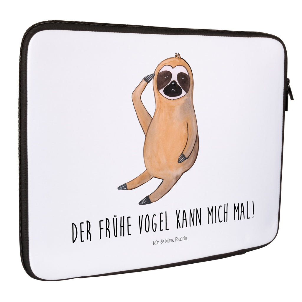 Notebook Tasche Faultier Vogel zeigen Notebook Tasche, Laptop, Computertasche, Tasche, Notebook-Tasche, Notebook-Reisehülle, Notebook Schutz, Faultier, Faultier Geschenk, Faultier Deko, Faultiere, faul, Lieblingstier, Spinner, früher Vogel, der frühe Vogel, Frühaufsteher, Morgenmuffel, Vogel, Faultierwelt