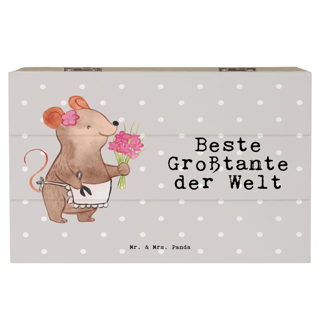 Holzkiste Maus Beste Großtante der Welt Holzkiste, Kiste, Schatzkiste, Truhe, Schatulle, XXL, Erinnerungsbox, Erinnerungskiste, Dekokiste, Aufbewahrungsbox, Geschenkbox, Geschenkdose, für, Dankeschön, Geschenk, Schenken, Geburtstag, Geburtstagsgeschenk, Geschenkidee, Danke, Bedanken, Mitbringsel, Freude machen, Geschenktipp, Großtante, Grosstante, Tante, Lieblingstante, Familie, Schwester, Tanten, Kleinigkeit, Beste, Nichte, Neffe, Groß