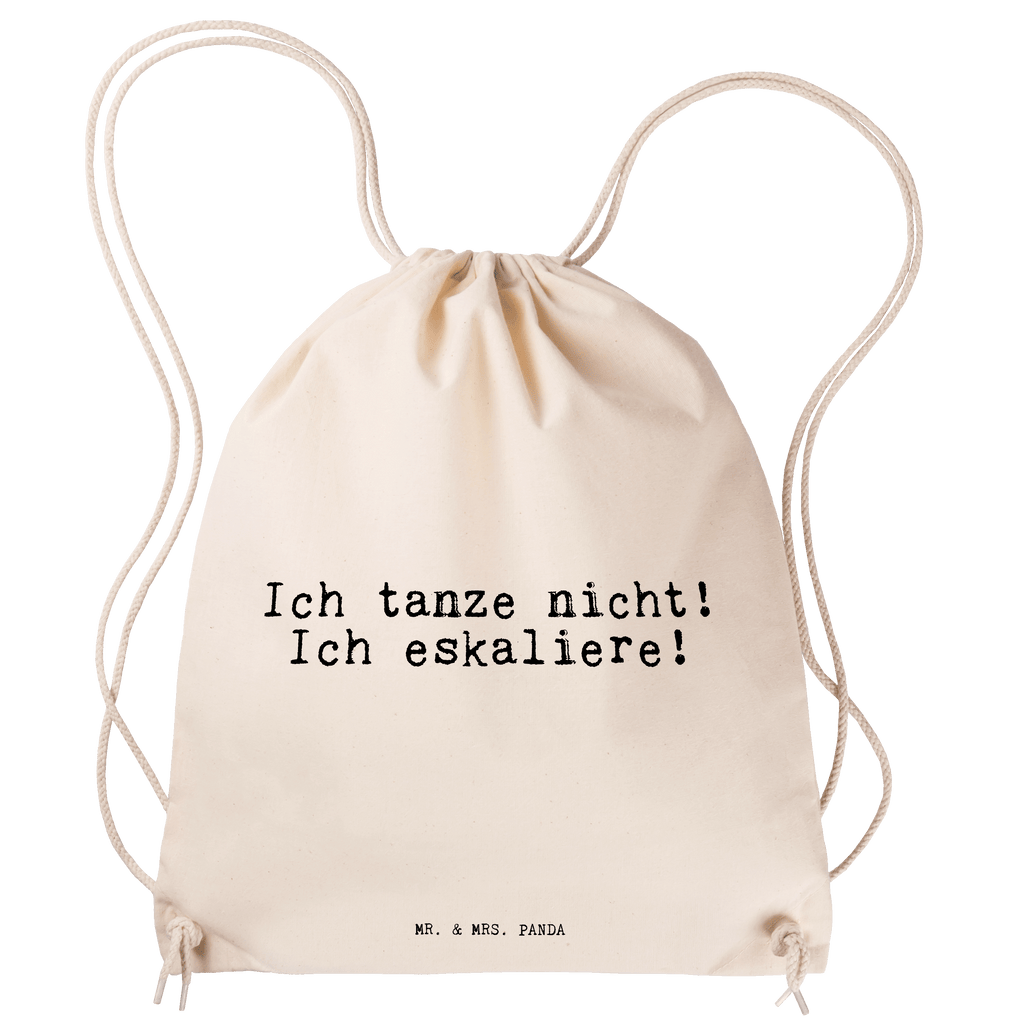 Sportbeutel Ich tanze nicht! Ich... Sportbeutel, Turnbeutel, Beutel, Sporttasche, Tasche, Stoffbeutel, Sportbeutel Kinder, Gymsack, Beutel Rucksack, Kleine Sporttasche, Sportzubehör, Turnbeutel Baumwolle, Spruch, Sprüche, lustige Sprüche, Weisheiten, Zitate, Spruch Geschenke, Spruch Sprüche Weisheiten Zitate Lustig Weisheit Worte