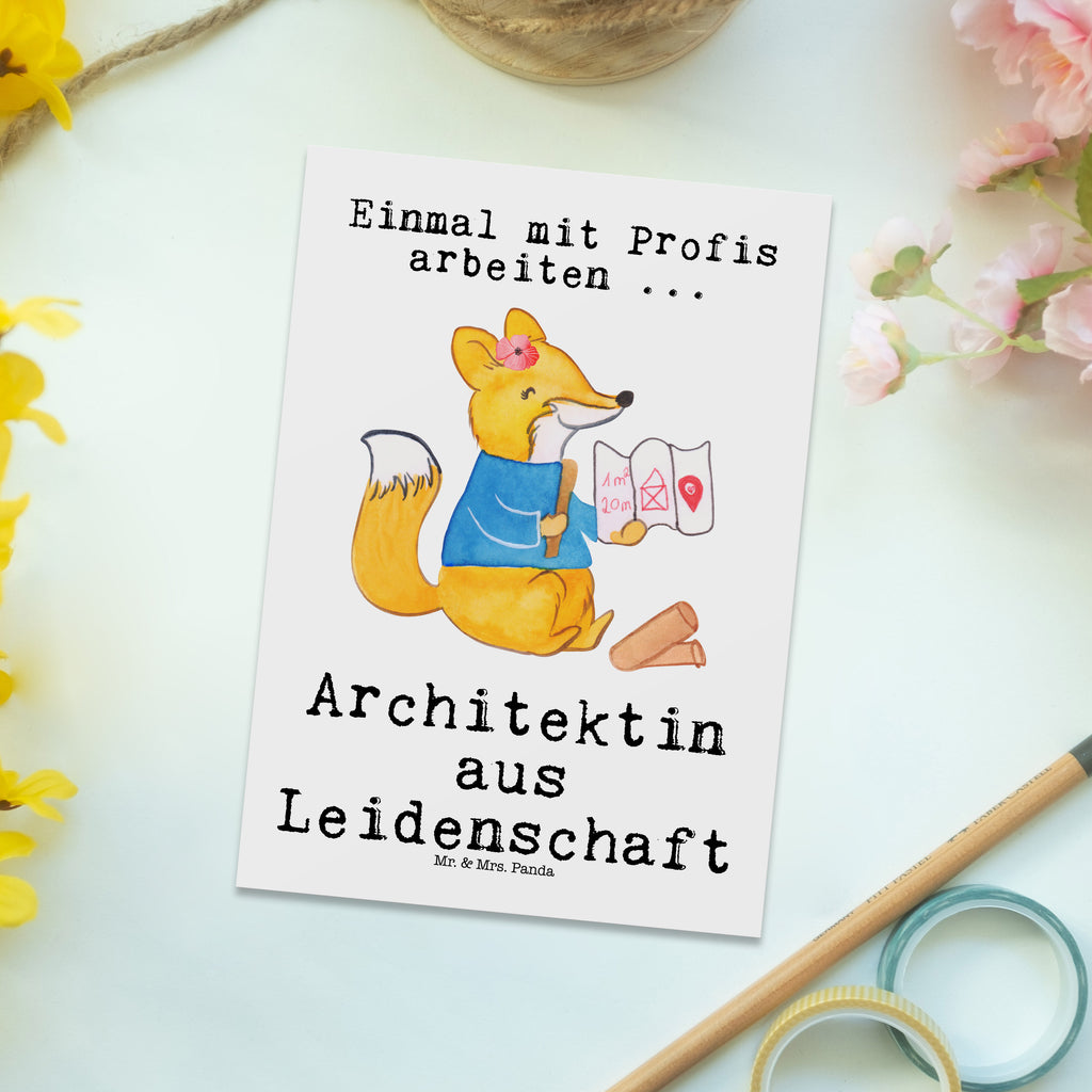 Postkarte Architektin aus Leidenschaft Postkarte, Karte, Geschenkkarte, Grußkarte, Einladung, Ansichtskarte, Geburtstagskarte, Einladungskarte, Dankeskarte, Ansichtskarten, Einladung Geburtstag, Einladungskarten Geburtstag, Beruf, Ausbildung, Jubiläum, Abschied, Rente, Kollege, Kollegin, Geschenk, Schenken, Arbeitskollege, Mitarbeiter, Firma, Danke, Dankeschön, Architektin, Innenarchitektin, Architekturbüro