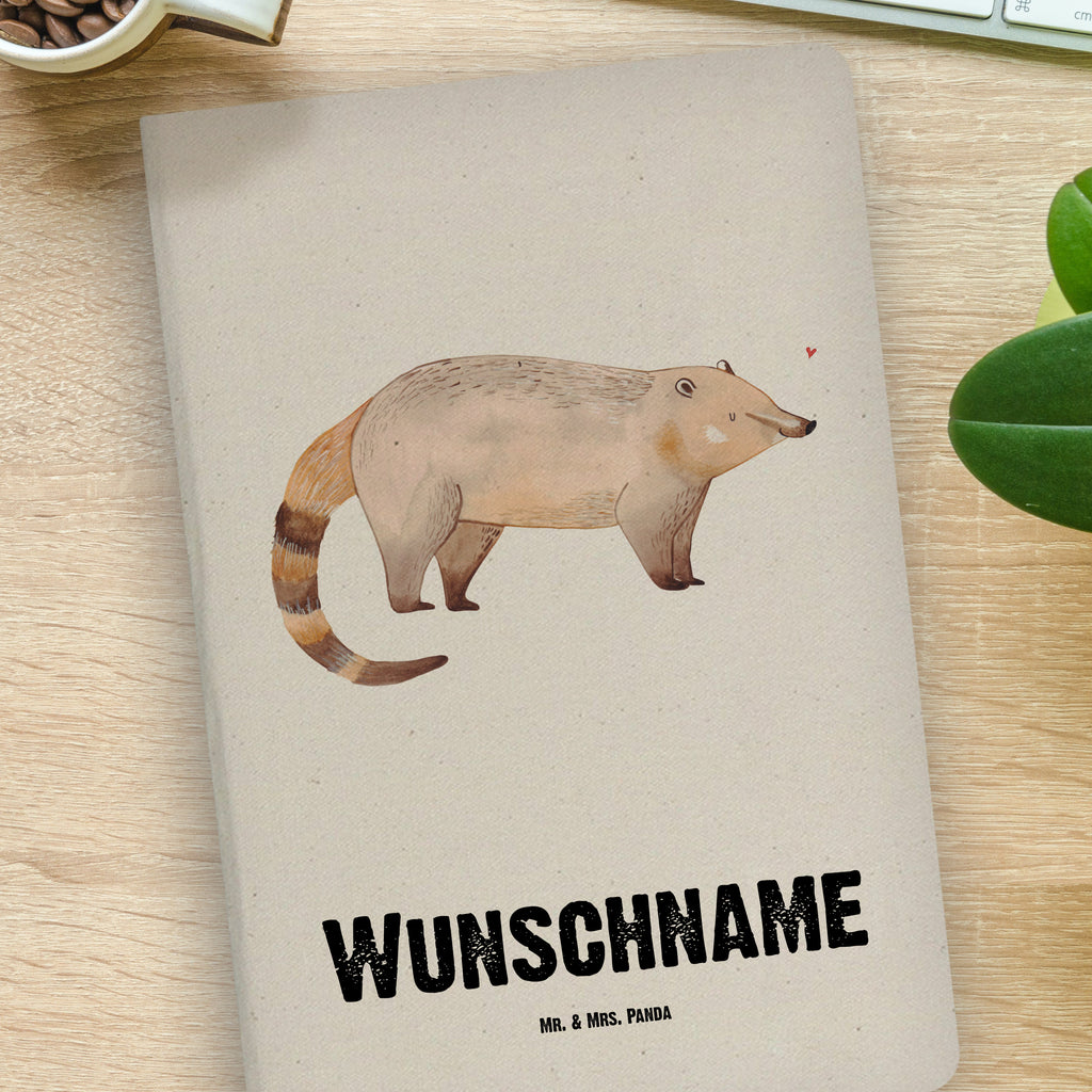 DIN A4 Personalisiertes Notizbuch Nasenbaer Personalisiertes Notizbuch, Notizbuch mit Namen, Notizbuch bedrucken, Personalisierung, Namensbuch, Namen, Tiermotive, Gute Laune, lustige Sprüche, Tiere, Nasenbär, Nasenbären, Rüsselbär, Bär