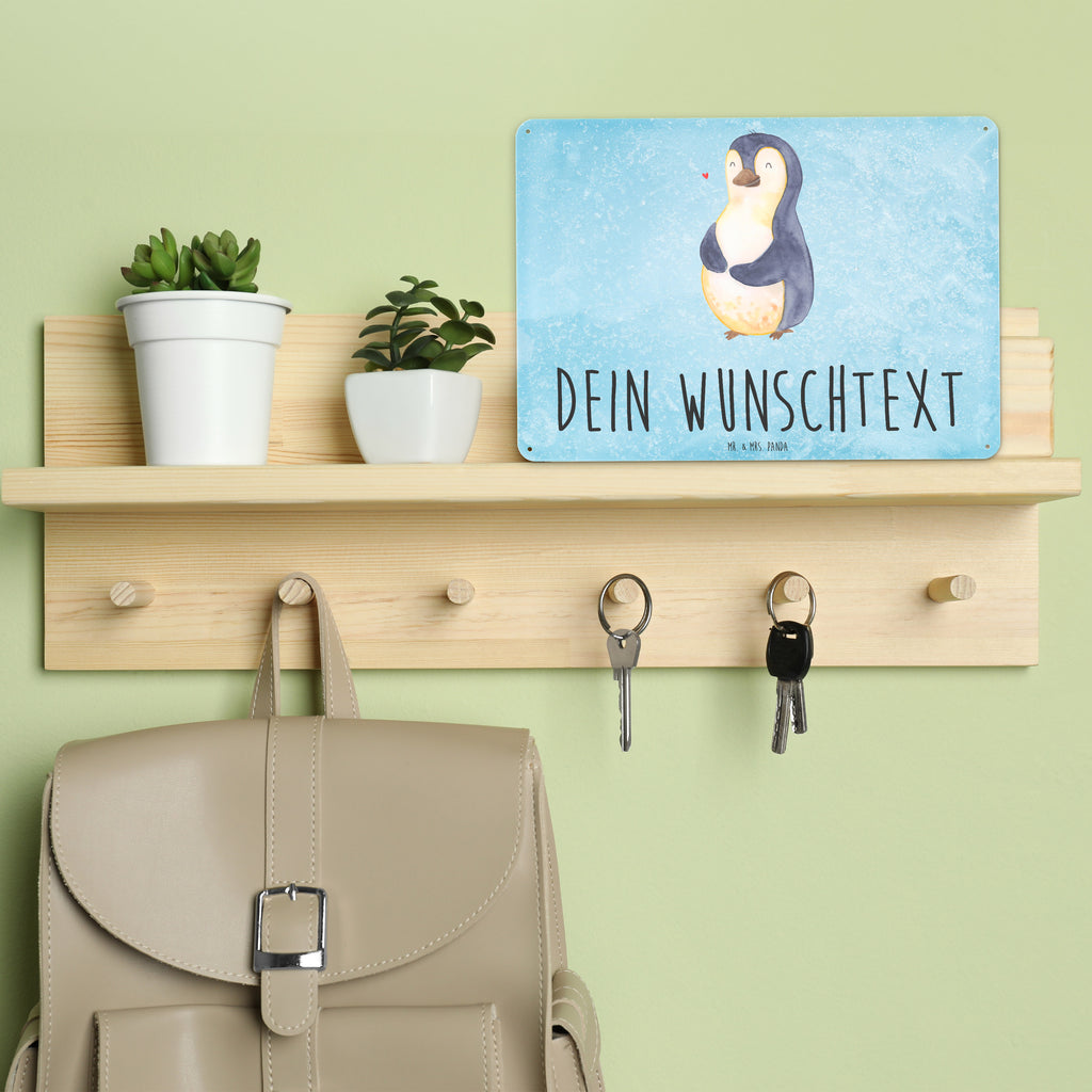 Personalisiertes Blechschild Pinguin Diät Blechschild, Metallschild, Geschenk Schild, Schild, Magnet-Metall-Schild, Deko Schild, Wandschild, Wand-Dekoration, Türschild, Pinguin, Pinguine, Diät, Abnehmen, Abspecken, Gewicht, Motivation, Selbstliebe, Körperliebe, Selbstrespekt