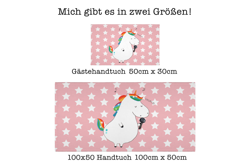 Handtuch Einhorn Sänger Handtuch, Badehandtuch, Badezimmer, Handtücher, groß, Kinder, Baby, Einhorn, Einhörner, Einhorn Deko, Pegasus, Unicorn, Glitzer, Konfetti, Party, Geburtstag, Feier, Fest, Disco, Sängerin, Sänger, Freundin