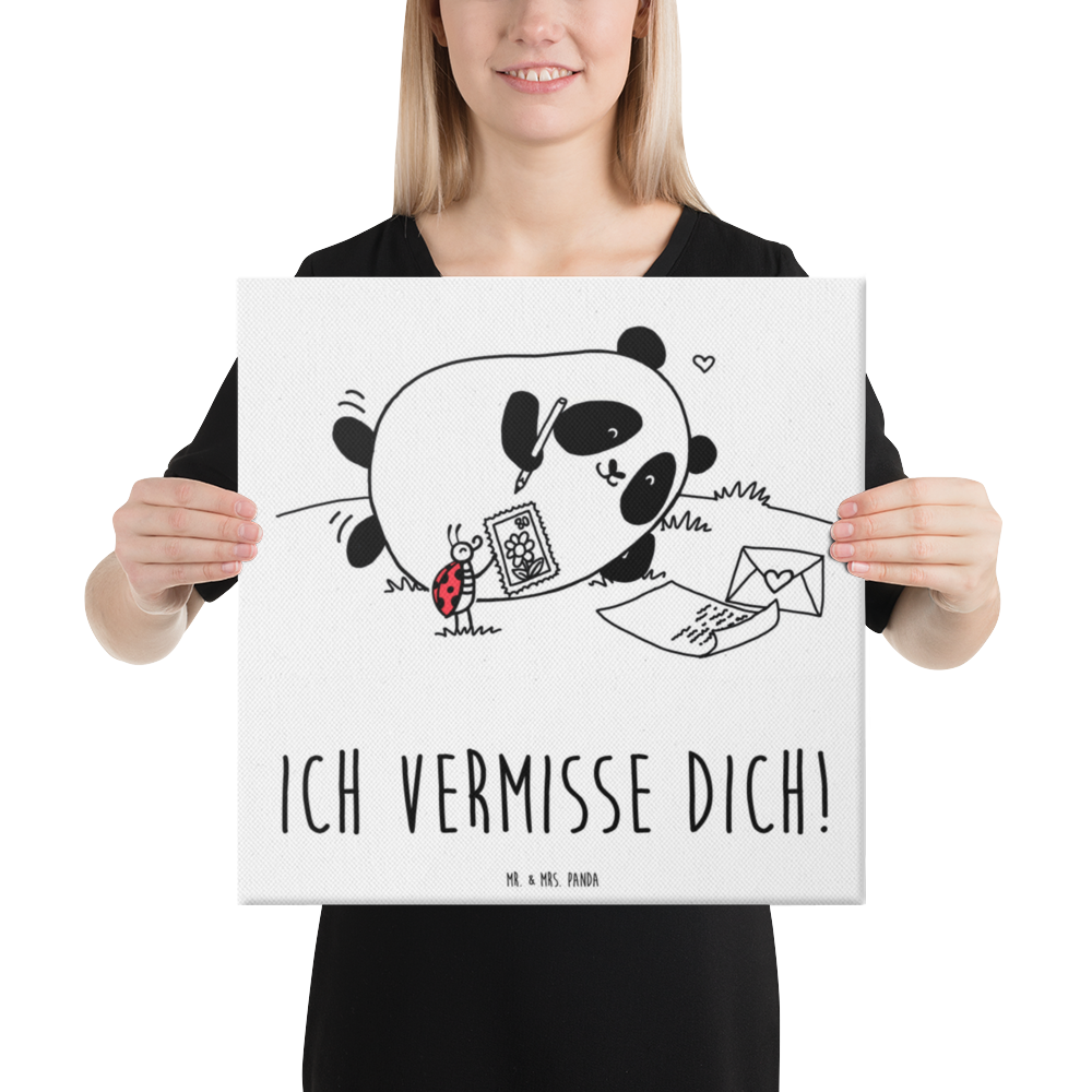 Leinwand Bild Panda Vermissen Leinwand, Bild, Kunstdruck, Wanddeko, Dekoration