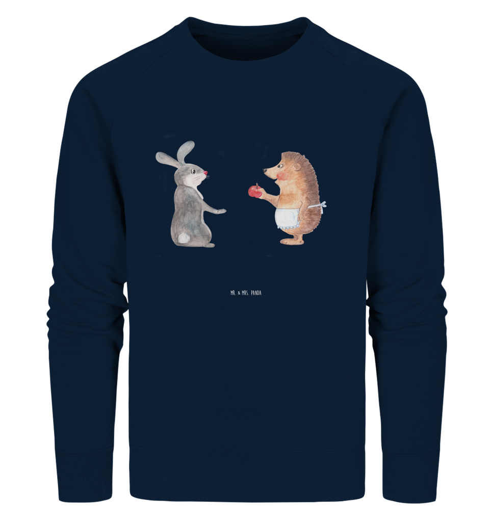 Organic Pullover Hase Igel Pullover, Pullover Männer, Pullover Frauen, Sweatshirt, Sweatshirt Männer, Sweatshirt Frauen, Unisex, Tiermotive, Gute Laune, lustige Sprüche, Tiere, Igel und Hase, Igel, Hase, Liebe Spruch, Liebeskummer Geschenk, Herzschmerz, Trösten, Trennungsschmerz, Spruch romantisch