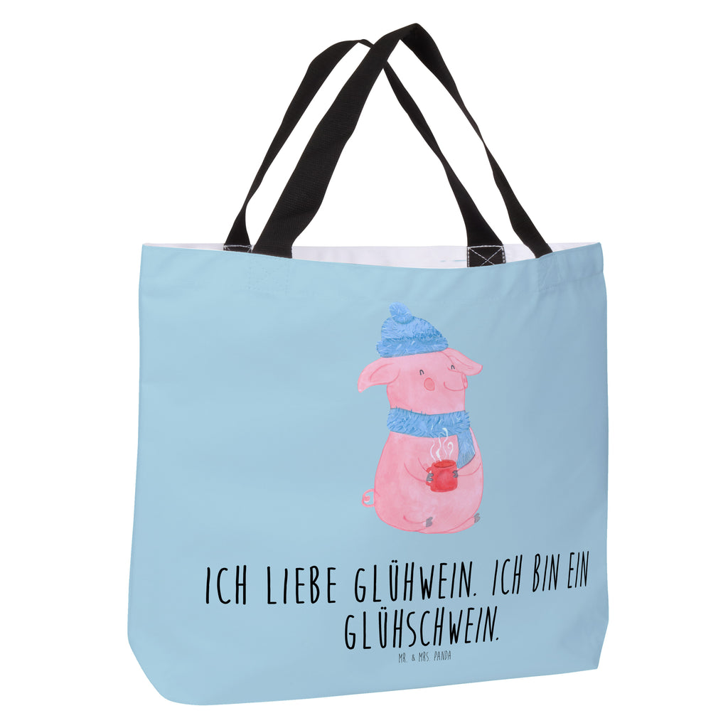 Shopper Glühschwein Beutel, Einkaufstasche, Tasche, Strandtasche, Einkaufsbeutel, Shopper, Schultasche, Freizeittasche, Tragebeutel, Schulbeutel, Alltagstasche, Winter, Weihnachten, Weihnachtsdeko, Nikolaus, Advent, Heiligabend, Wintermotiv, Glühschwein, Glühwein, Weihnachtsmarkt, Punsch