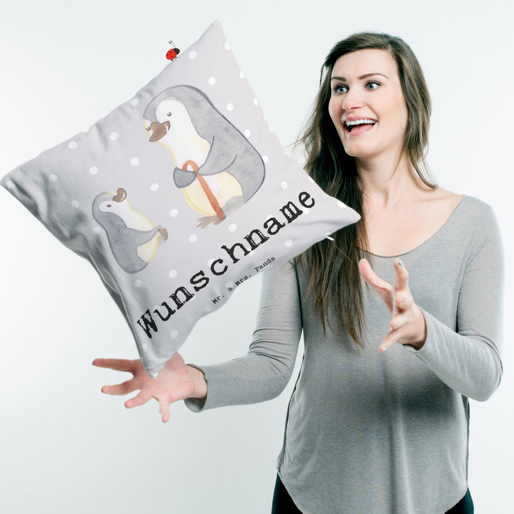 Personalisiertes Kissen Pinguin Bester Opa der Welt Kissen, personalisiert, Name, Wunschname, bedrucken, Kopfkissen, für, Dankeschön, Geschenk, Schenken, Geburtstag, Geburtstagsgeschenk, Geschenkidee, Danke, Bedanken, Mitbringsel, Freude machen, Geschenktipp, Großvater, Grossvater, Opa, Opi. Großpapa, Großeltern, Enkel, Enkelin, Enkelkind, Kleinigkeit, Oppa, Oppi, Bester