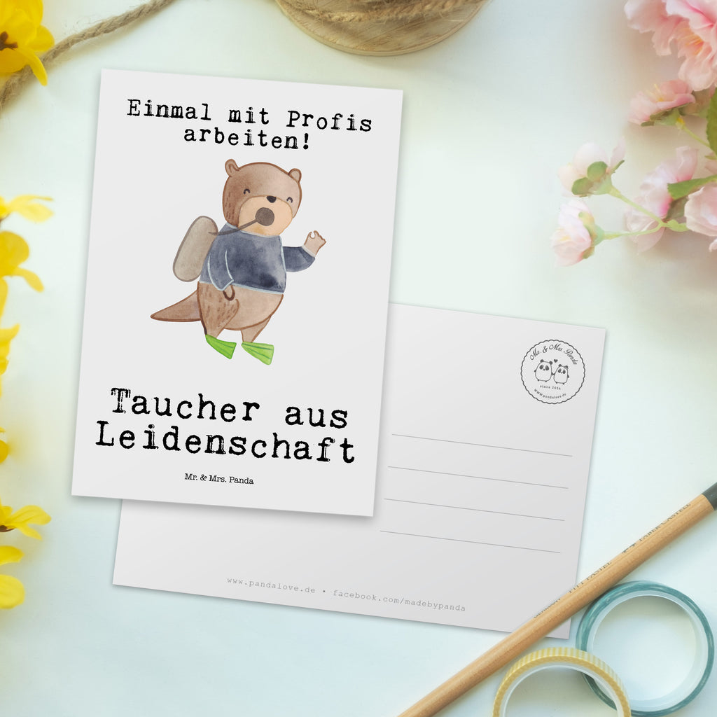 Postkarte Taucher aus Leidenschaft Postkarte, Karte, Geschenkkarte, Grußkarte, Einladung, Ansichtskarte, Geburtstagskarte, Einladungskarte, Dankeskarte, Ansichtskarten, Einladung Geburtstag, Einladungskarten Geburtstag, Beruf, Ausbildung, Jubiläum, Abschied, Rente, Kollege, Kollegin, Geschenk, Schenken, Arbeitskollege, Mitarbeiter, Firma, Danke, Dankeschön