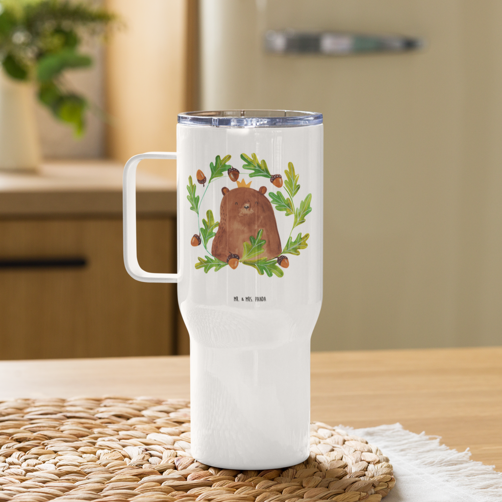 XXL Thermobecher Bär König Thermobecher, XL Thermobecher, Reisebecher, XL Reisetasse, Großer Thermobecher, Autobecher, Jumbo Becher, Bär, Teddy, Teddybär, Papa, Papa Bär, bester Vater, bester Papa, weltbester Papa, Vatertag, Vater, Dad, Daddy, Papi