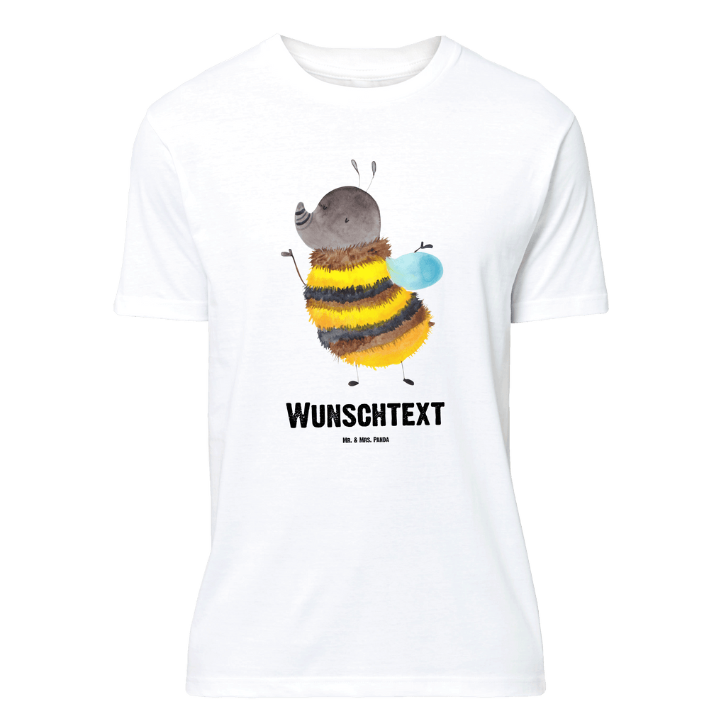 Personalisiertes T-Shirt Hummel flauschig T-Shirt Personalisiert, T-Shirt mit Namen, T-Shirt mit Aufruck, Männer, Frauen, Wunschtext, Bedrucken, Tiermotive, Gute Laune, lustige Sprüche, Tiere, Hummel, Flauschig, Biene, Blume, Natur