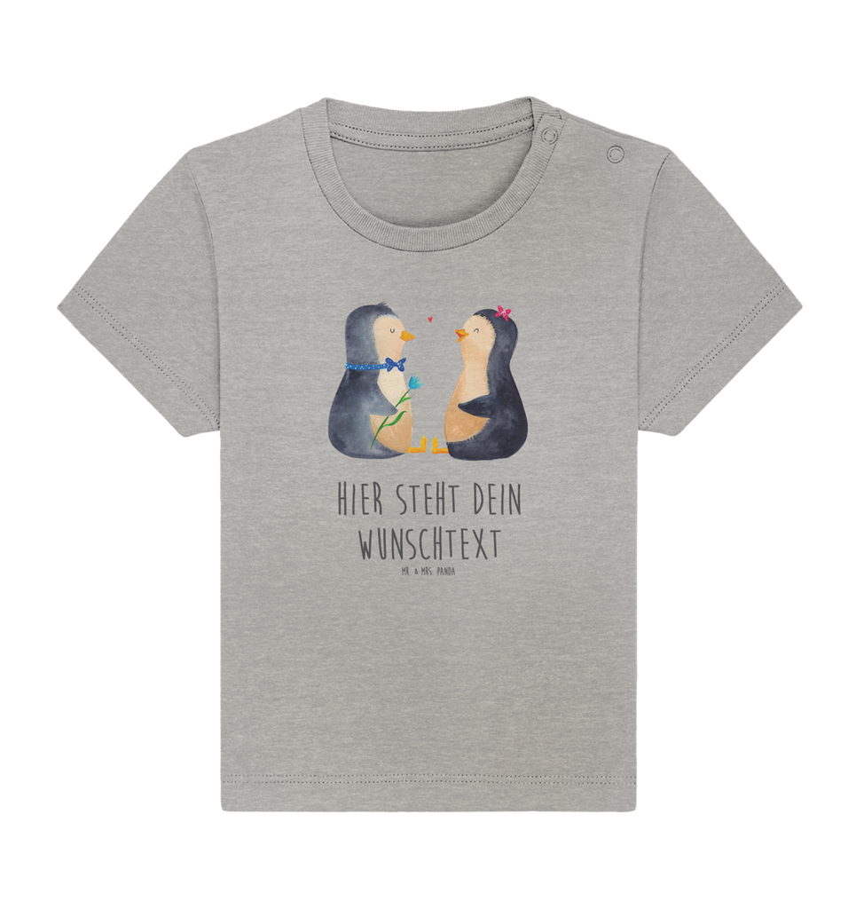 Personalisiertes Baby Shirt Pinguin Pärchen Personalisiertes Baby T-Shirt, Personalisiertes Jungen Baby T-Shirt, Personalisiertes Mädchen Baby T-Shirt, Personalisiertes Shirt, Pinguin, Pinguine, Liebe, Liebespaar, Liebesbeweis, Liebesgeschenk, Verlobung, Jahrestag, Hochzeitstag, Hochzeit, Hochzeitsgeschenk, große Liebe, Traumpaar