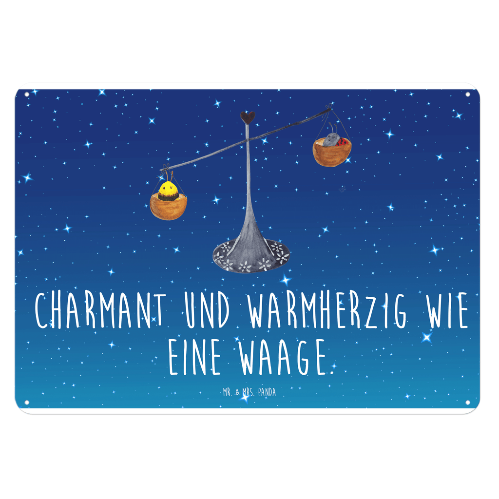 Blechschild Sternzeichen Waage Blechschild, Metallschild, Geschenk Schild, Schild, Magnet-Metall-Schild, Deko Schild, Wandschild, Wand-Dekoration, Türschild, Tierkreiszeichen, Sternzeichen, Horoskop, Astrologie, Aszendent, Waage, Waage Geschenk, Waage Sternzeichen, Geschenk Oktober, Geschenk September, Geburtstag Oktober, Geburtstag September, Gleichgewicht, Marienkäfer, Hummel, Biene