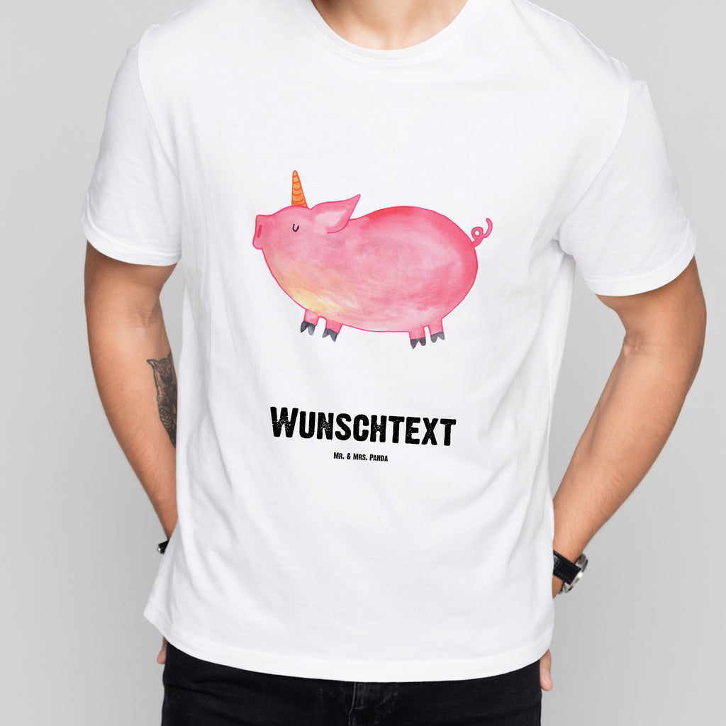 Personalisiertes T-Shirt Einhorn Schwein T-Shirt Personalisiert, T-Shirt mit Namen, T-Shirt mit Aufruck, Männer, Frauen, Wunschtext, Bedrucken, Einhorn, Einhörner, Einhorn Deko, Pegasus, Unicorn, Party, Spaß, Schwein, Schweinhorn, Bauer, witzig. lustig, Spruch, geschenk, Pig, Piggy, funny, english, englisch