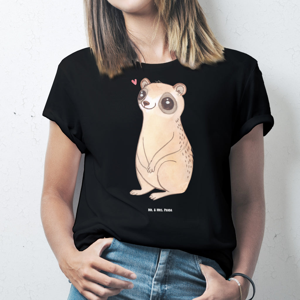 T-Shirt Standard Plumplori Glücklich T-Shirt, Shirt, Tshirt, Lustiges T-Shirt, T-Shirt mit Spruch, Party, Junggesellenabschied, Jubiläum, Geburstag, Herrn, Damen, Männer, Frauen, Schlafshirt, Nachthemd, Sprüche, Tiermotive, Gute Laune, lustige Sprüche, Tiere, Plumplori, Niedlich, Glück