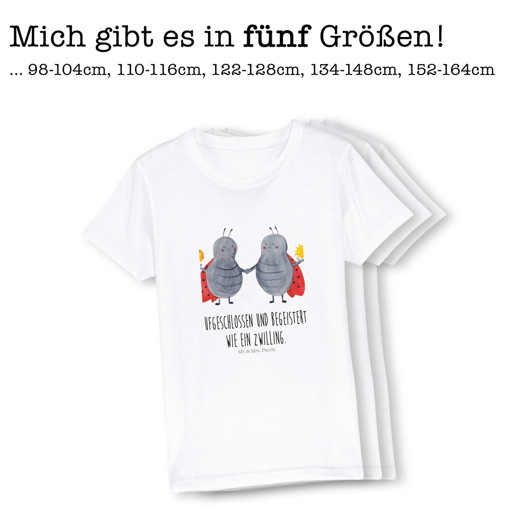 Organic Kinder T-Shirt Sternzeichen Zwilling Kinder T-Shirt, Kinder T-Shirt Mädchen, Kinder T-Shirt Jungen, Tierkreiszeichen, Sternzeichen, Horoskop, Astrologie, Aszendent, Zwillinge, Zwilling Geschenk, Zwilling Sternzeichen, Geburtstag Mai, Geschenk Mai, Geschenk Juni, Marienkäfer, Glückskäfer, Zwillingsbruder, Zwillingsschwester