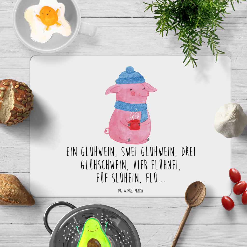 Tischset Lallelndes Glühschwein Tischset, Tischuntersetzer, Platzset, Winter, Weihnachten, Weihnachtsdeko, Nikolaus, Advent, Heiligabend, Wintermotiv, Glühwein, Betrunken, Weihnachtsmarkt, Spruch