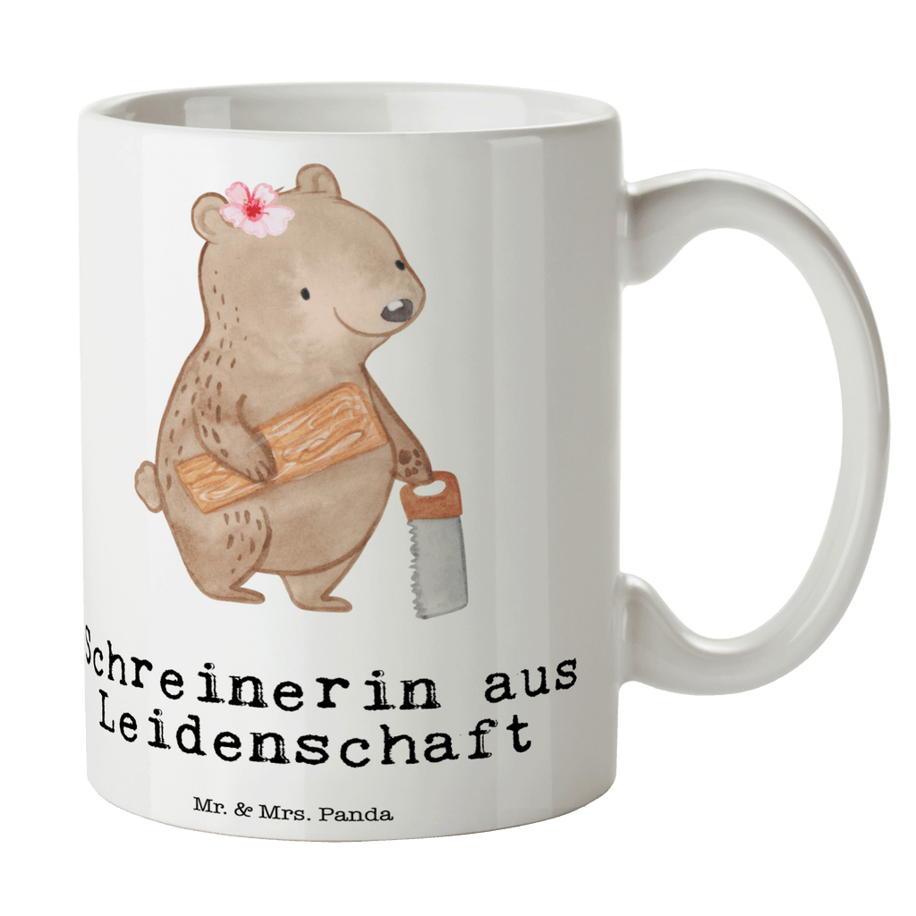 Tasse Schreinerin aus Leidenschaft Tasse, Kaffeetasse, Teetasse, Becher, Kaffeebecher, Teebecher, Keramiktasse, Porzellantasse, Büro Tasse, Geschenk Tasse, Tasse Sprüche, Tasse Motive, Kaffeetassen, Tasse bedrucken, Designer Tasse, Cappuccino Tassen, Schöne Teetassen, Beruf, Ausbildung, Jubiläum, Abschied, Rente, Kollege, Kollegin, Geschenk, Schenken, Arbeitskollege, Mitarbeiter, Firma, Danke, Dankeschön