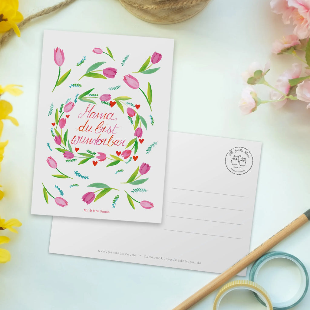 Postkarte Mama Tulpen Postkarte, Karte, Geschenkkarte, Grußkarte, Einladung, Ansichtskarte, Geburtstagskarte, Einladungskarte, Dankeskarte, Ansichtskarten, Einladung Geburtstag, Einladungskarten Geburtstag, Blumen Deko, Frühlings Deko, Sommer Deko, Dekoration, positive Botschaft, Naturliebhaber, Outdoor, Natur, Abenteuer, Mama, Mutter, Mami, Mutti, Mom