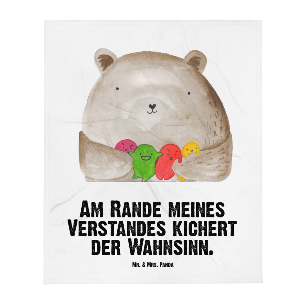 Babydecke Bär Gefühl Babydecke, Babygeschenk, Geschenk Geburt, Babyecke Kuscheldecke, Krabbeldecke, Bär, Teddy, Teddybär, Wahnsinn, Verrückt, Durchgedreht