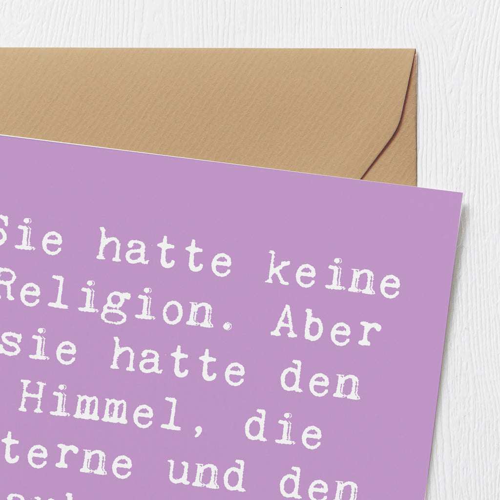 Deluxe Karte Spruch Himmel und Freude Karte, Grußkarte, Klappkarte, Einladungskarte, Glückwunschkarte, Hochzeitskarte, Geburtstagskarte, Hochwertige Grußkarte, Hochwertige Klappkarte