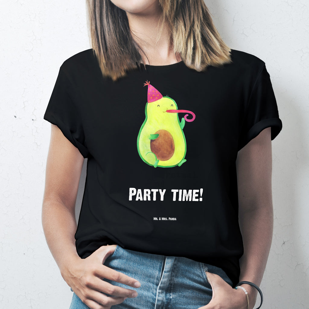 T-Shirt Standard Avocado Party Time T-Shirt, Shirt, Tshirt, Lustiges T-Shirt, T-Shirt mit Spruch, Party, Junggesellenabschied, Jubiläum, Geburstag, Herrn, Damen, Männer, Frauen, Schlafshirt, Nachthemd, Sprüche, Avocado, Veggie, Vegan, Gesund