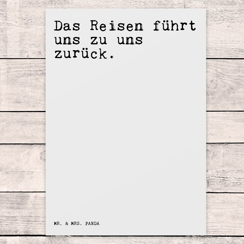 Postkarte Sprüche und Zitate Das Reisen führt uns zu uns zurück. Postkarte, Karte, Geschenkkarte, Grußkarte, Einladung, Ansichtskarte, Geburtstagskarte, Einladungskarte, Dankeskarte, Ansichtskarten, Einladung Geburtstag, Einladungskarten Geburtstag, Spruch, Sprüche, lustige Sprüche, Weisheiten, Zitate, Spruch Geschenke, Spruch Sprüche Weisheiten Zitate Lustig Weisheit Worte