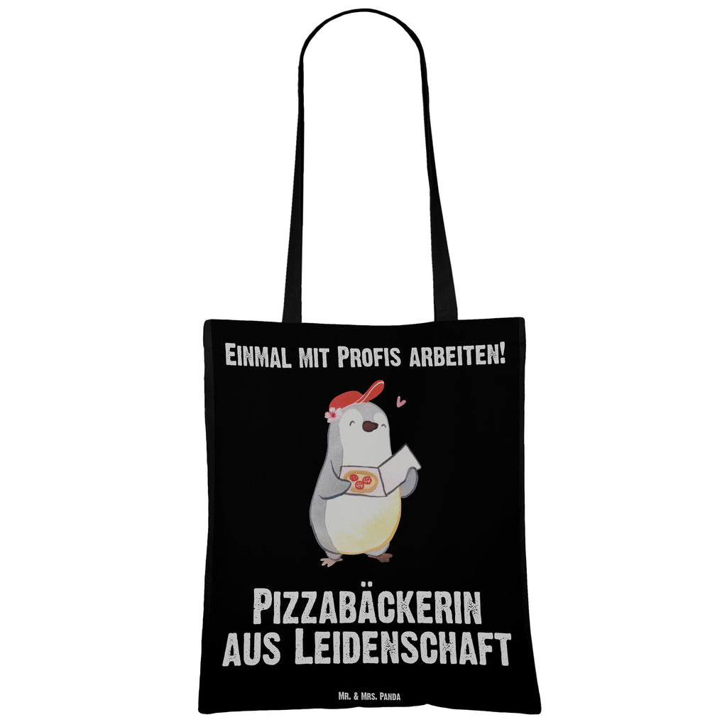 Tragetasche Pizzabäckerin aus Leidenschaft Beuteltasche, Beutel, Einkaufstasche, Jutebeutel, Stoffbeutel, Tasche, Shopper, Umhängetasche, Strandtasche, Schultertasche, Stofftasche, Tragetasche, Badetasche, Jutetasche, Einkaufstüte, Laptoptasche, Beruf, Ausbildung, Jubiläum, Abschied, Rente, Kollege, Kollegin, Geschenk, Schenken, Arbeitskollege, Mitarbeiter, Firma, Danke, Dankeschön, Lieferdienstmitarbeiterin, Pizzabäckerin, Pizzabotin, Pizzabringdienst, Lieferbringdienst