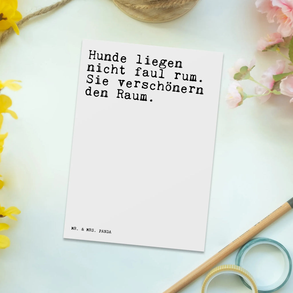 Postkarte Sprüche und Zitate Hunde liegen nicht faul rum. Sie verschönern den Raum. Postkarte, Karte, Geschenkkarte, Grußkarte, Einladung, Ansichtskarte, Geburtstagskarte, Einladungskarte, Dankeskarte, Ansichtskarten, Einladung Geburtstag, Einladungskarten Geburtstag, Spruch, Sprüche, lustige Sprüche, Weisheiten, Zitate, Spruch Geschenke, Spruch Sprüche Weisheiten Zitate Lustig Weisheit Worte