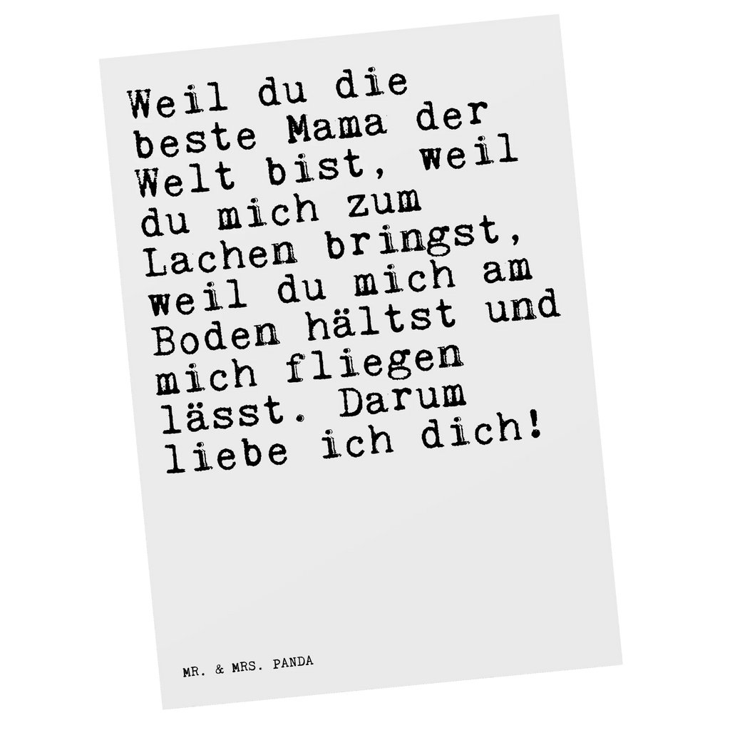 Postkarte Weil du die beste... Postkarte, Karte, Geschenkkarte, Grußkarte, Einladung, Ansichtskarte, Geburtstagskarte, Einladungskarte, Dankeskarte, Ansichtskarten, Einladung Geburtstag, Einladungskarten Geburtstag, Spruch, Sprüche, lustige Sprüche, Weisheiten, Zitate, Spruch Geschenke, Spruch Sprüche Weisheiten Zitate Lustig Weisheit Worte