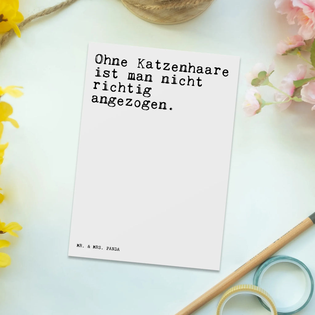 Postkarte Ohne Katzenhaare ist man... Postkarte, Karte, Geschenkkarte, Grußkarte, Einladung, Ansichtskarte, Geburtstagskarte, Einladungskarte, Dankeskarte, Ansichtskarten, Einladung Geburtstag, Einladungskarten Geburtstag, Spruch, Sprüche, lustige Sprüche, Weisheiten, Zitate, Spruch Geschenke, Spruch Sprüche Weisheiten Zitate Lustig Weisheit Worte