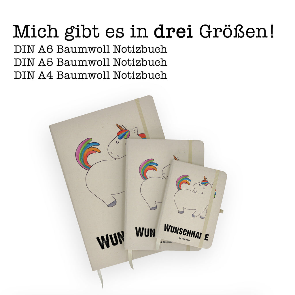 DIN A4 Personalisiertes Notizbuch Einhorn stolzierend Personalisiertes Notizbuch, Notizbuch mit Namen, Notizbuch bedrucken, Personalisierung, Namensbuch, Namen, Einhorn, Einhörner, Einhorn Deko, Pegasus, Unicorn, stolz, anders, bunt, Pferd, Reiter, Reiten, Freundin, Geschenk