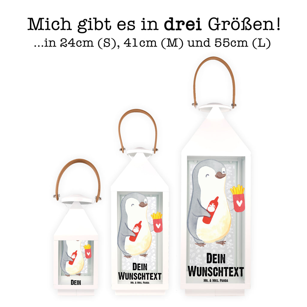 Personalisierte Deko Laterne Pinguin Pommes Gartenlampe, Gartenleuchte, Gartendekoration, Gartenlicht, Laterne kleine Laternen, XXL Laternen, Laterne groß, Liebe, Partner, Freund, Freundin, Ehemann, Ehefrau, Heiraten, Verlobung, Heiratsantrag, Liebesgeschenk, Jahrestag, Hocheitstag, Valentinstag, Geschenk für Frauen, Hochzeitstag, Mitbringsel, Geschenk für Freundin, Geschenk für Partner, Liebesbeweis, für Männer, für Ehemann