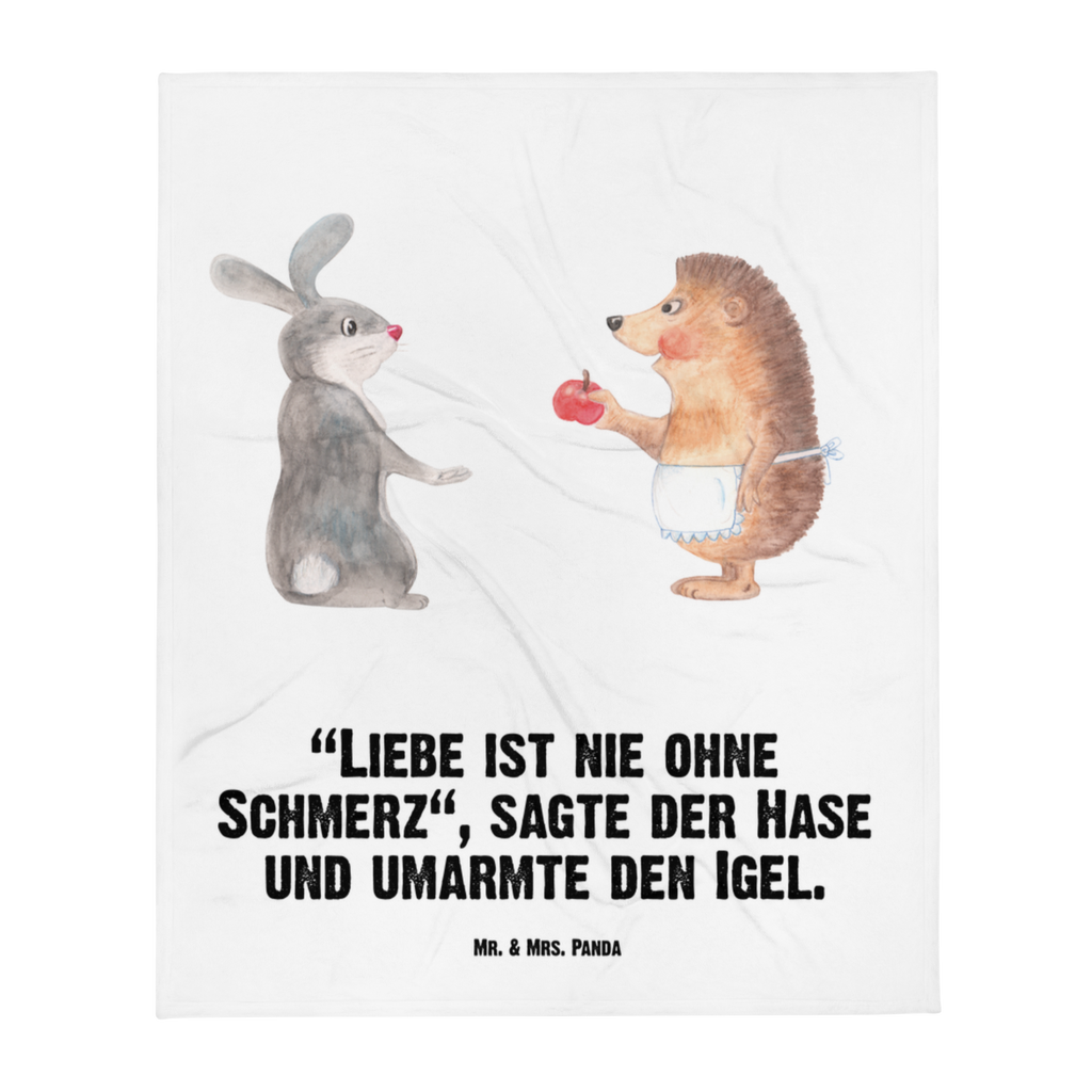 Kuscheldecke Liebe ist nie ohne Schmerz Decke, Wohndecke, Tagesdecke, Wolldecke, Sofadecke, Tiermotive, Gute Laune, lustige Sprüche, Tiere, Igel und Hase, Igel, Hase, Liebe Spruch, Liebeskummer Geschenk, Herzschmerz, Trösten, Trennungsschmerz, Spruch romantisch