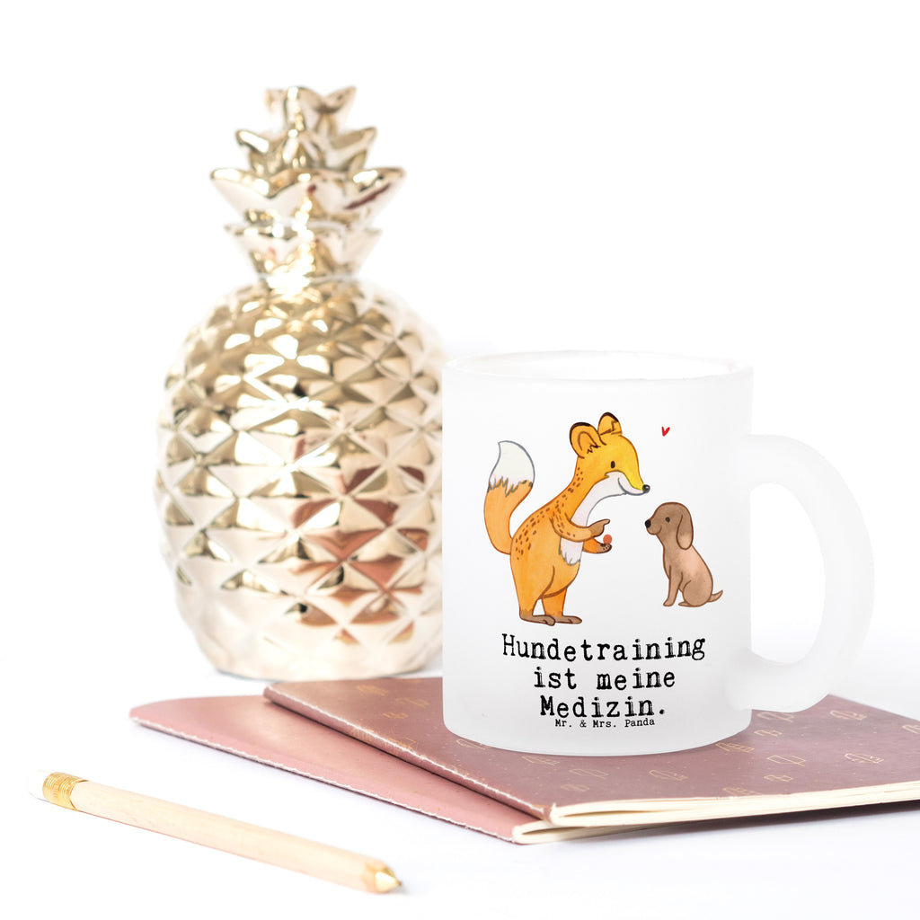 Teetasse Fuchs Hundetraining Medizin Teetasse, Teeglas, Teebecher, Tasse mit Henkel, Tasse, Glas Teetasse, Teetasse aus Glas, Geschenk, Sport, Sportart, Hobby, Schenken, Danke, Dankeschön, Auszeichnung, Gewinn, Sportler, Hundetraining, Hundeerziehung, Hundeschule, Welpenschule, Hundeprüfung