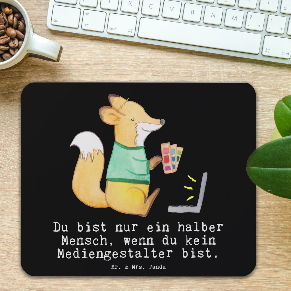 Mauspad Mediengestalter mit Herz Mousepad, Computer zubehör, Büroausstattung, PC Zubehör, Arbeitszimmer, Mauspad, Einzigartiges Mauspad, Designer Mauspad, Mausunterlage, Mauspad Büro, Beruf, Ausbildung, Jubiläum, Abschied, Rente, Kollege, Kollegin, Geschenk, Schenken, Arbeitskollege, Mitarbeiter, Firma, Danke, Dankeschön, Grafiker, Designer, Mediengestalter, Grafikdesigner