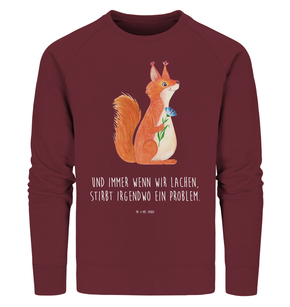 Organic Pullover Eichhörnchen Blume Pullover, Pullover Männer, Pullover Frauen, Sweatshirt, Sweatshirt Männer, Sweatshirt Frauen, Unisex, Tiermotive, Gute Laune, lustige Sprüche, Tiere, Eichhörnchen, Eichhorn, Spruch positiv, Lachen, Spaß, Motivation Sprüche, Motivation Bilder, glücklich Spruch, Spruch Deko