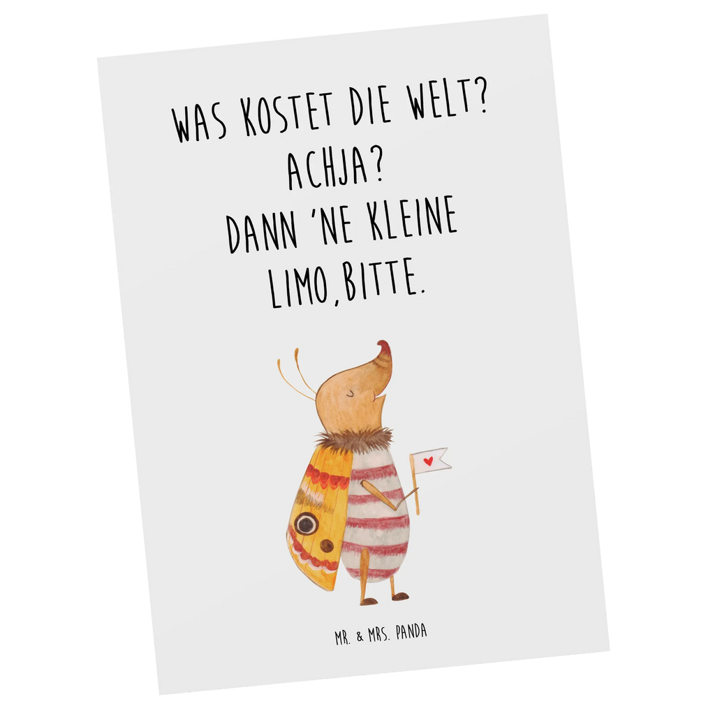 Postkarte Nachtfalter Fähnchen Postkarte, Karte, Geschenkkarte, Grußkarte, Einladung, Ansichtskarte, Geburtstagskarte, Einladungskarte, Dankeskarte, Ansichtskarten, Einladung Geburtstag, Einladungskarten Geburtstag, Tiermotive, Gute Laune, lustige Sprüche, Tiere, Nachtfalter, Käfer, Spruch lustig, Spruch witzig, süß, niedlich, Küche Deko, Was kostet die Welt