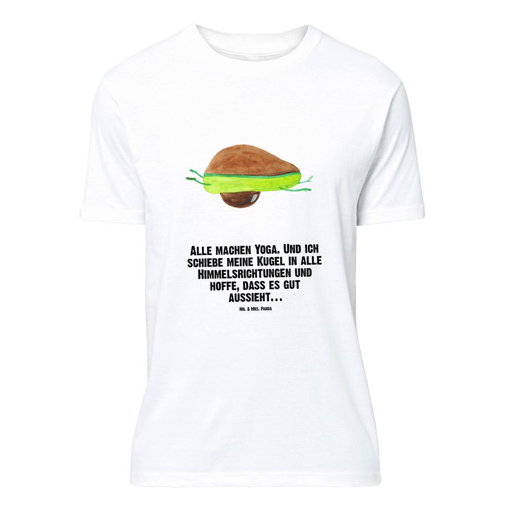 T-Shirt Standard Avocado Yoga T-Shirt, Shirt, Tshirt, Lustiges T-Shirt, T-Shirt mit Spruch, Party, Junggesellenabschied, Jubiläum, Geburstag, Herrn, Damen, Männer, Frauen, Schlafshirt, Nachthemd, Sprüche, Avocado, Veggie, Vegan, Gesund, Avocado Yoga Vegan