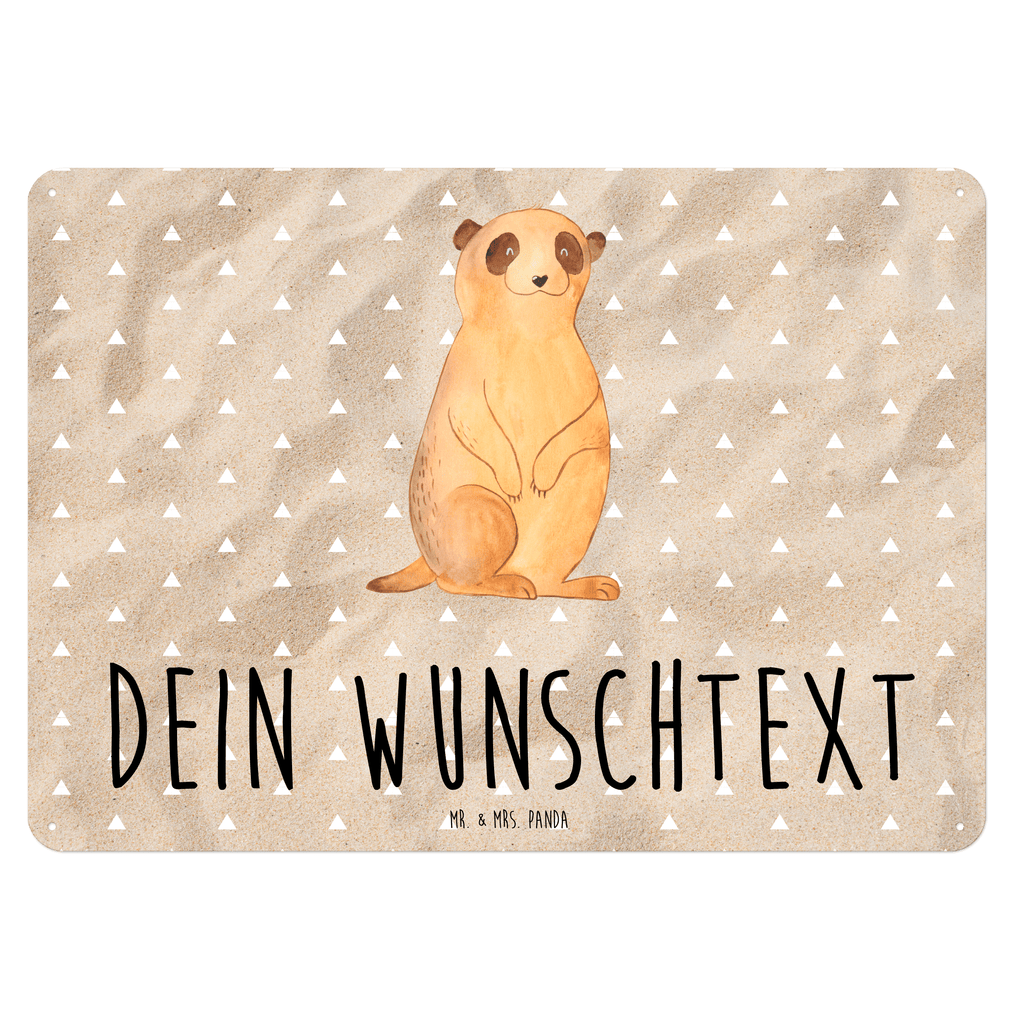 Personalisiertes Blechschild Erdmännchen Blechschild, Metallschild, Geschenk Schild, Schild, Magnet-Metall-Schild, Deko Schild, Wandschild, Wand-Dekoration, Türschild, Afrika, Wildtiere, Erdmännchen, Reisen, Spruch, Weltreise, Afrikareise, Roadtrip, Traveling