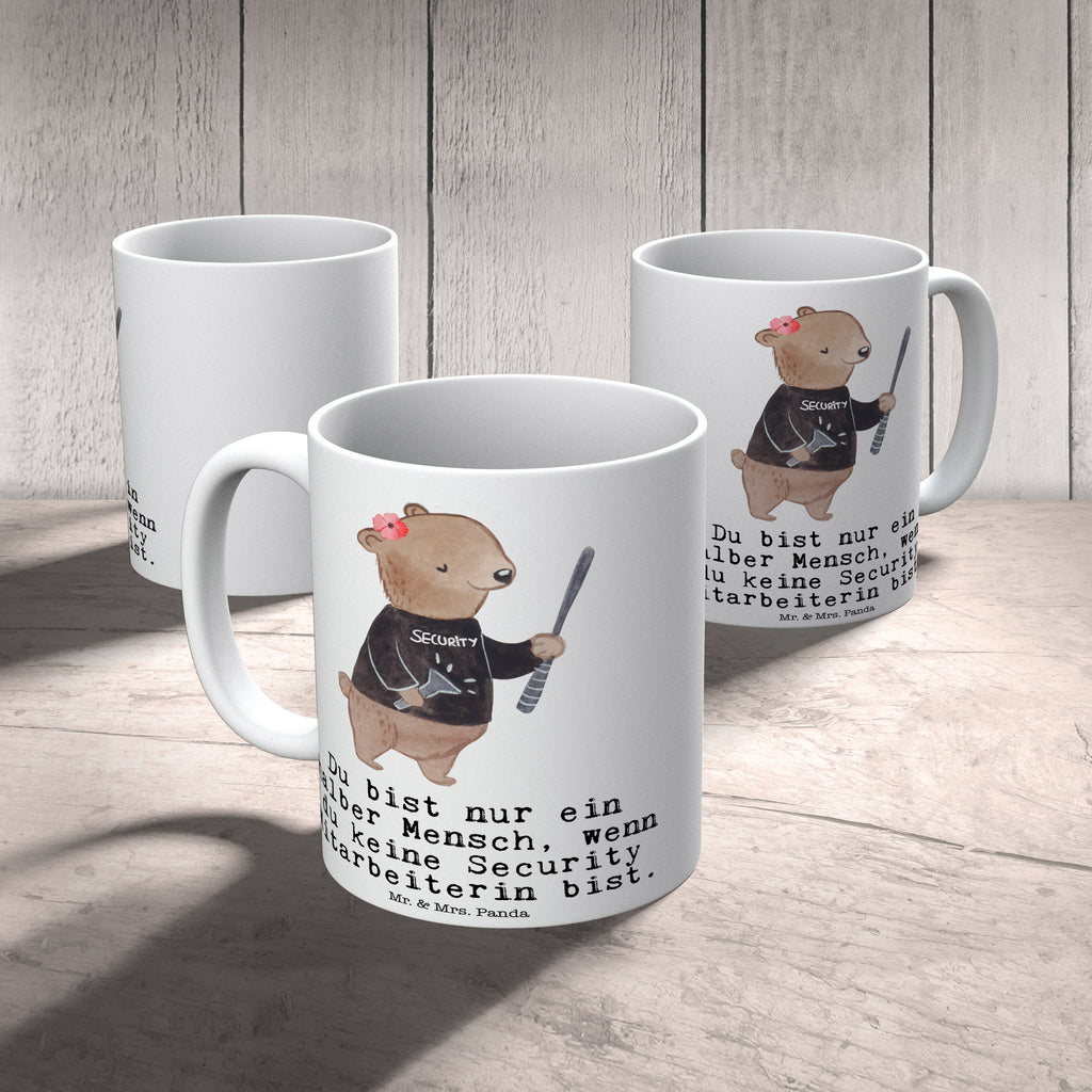 Tasse Security Mitarbeiterin mit Herz Tasse, Kaffeetasse, Teetasse, Becher, Kaffeebecher, Teebecher, Keramiktasse, Porzellantasse, Büro Tasse, Geschenk Tasse, Tasse Sprüche, Tasse Motive, Kaffeetassen, Tasse bedrucken, Designer Tasse, Cappuccino Tassen, Schöne Teetassen, Beruf, Ausbildung, Jubiläum, Abschied, Rente, Kollege, Kollegin, Geschenk, Schenken, Arbeitskollege, Mitarbeiter, Firma, Danke, Dankeschön