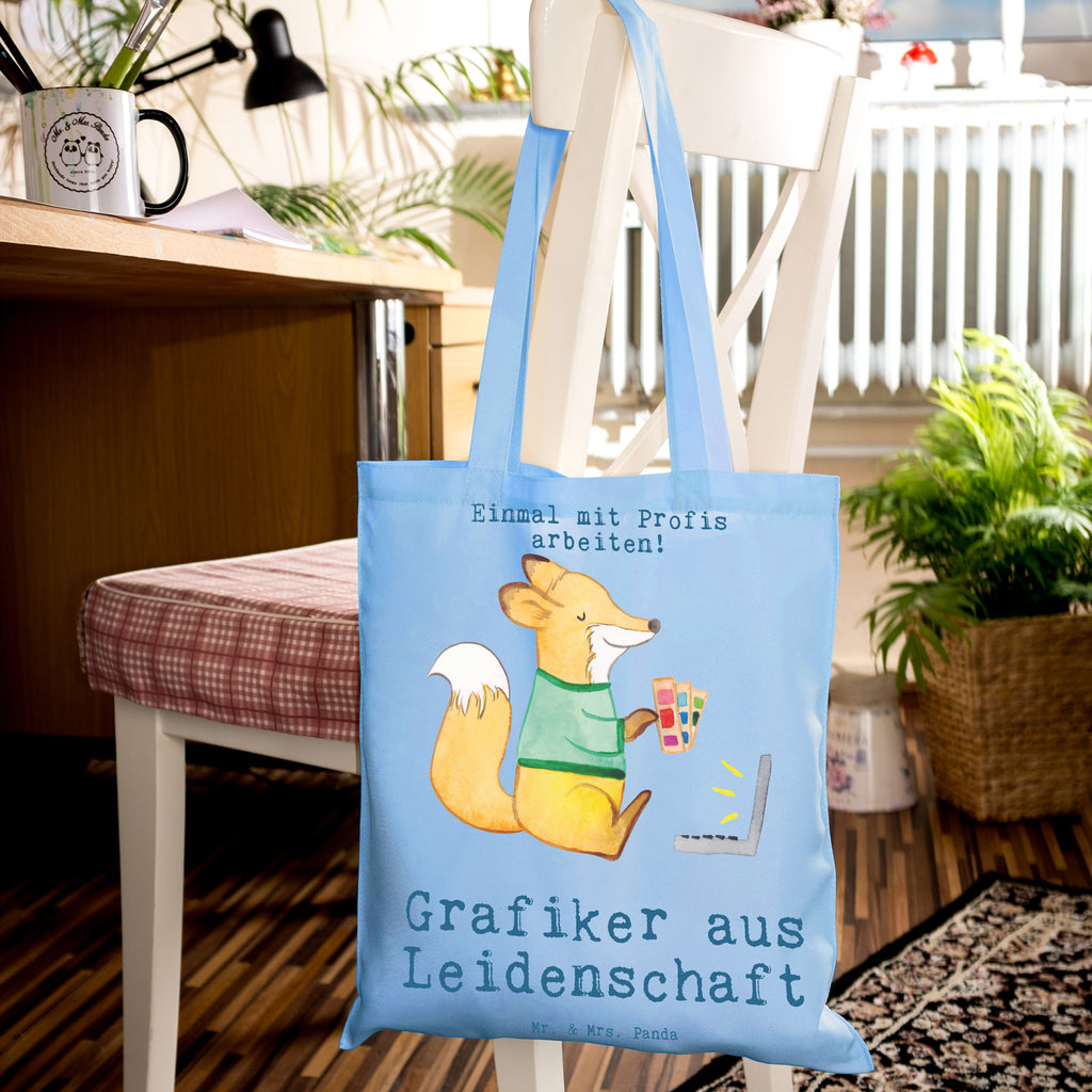 Tragetasche Grafiker aus Leidenschaft Beuteltasche, Beutel, Einkaufstasche, Jutebeutel, Stoffbeutel, Tasche, Shopper, Umhängetasche, Strandtasche, Schultertasche, Stofftasche, Tragetasche, Badetasche, Jutetasche, Einkaufstüte, Laptoptasche, Beruf, Ausbildung, Jubiläum, Abschied, Rente, Kollege, Kollegin, Geschenk, Schenken, Arbeitskollege, Mitarbeiter, Firma, Danke, Dankeschön, Grafiker, Designer, Mediengestalter, Grafikdesigner