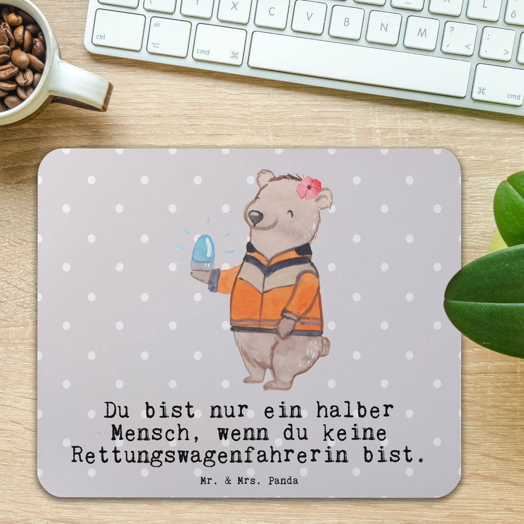 Mauspad Rettungswagenfahrerin mit Herz Mousepad, Computer zubehör, Büroausstattung, PC Zubehör, Arbeitszimmer, Mauspad, Einzigartiges Mauspad, Designer Mauspad, Mausunterlage, Mauspad Büro, Beruf, Ausbildung, Jubiläum, Abschied, Rente, Kollege, Kollegin, Geschenk, Schenken, Arbeitskollege, Mitarbeiter, Firma, Danke, Dankeschön