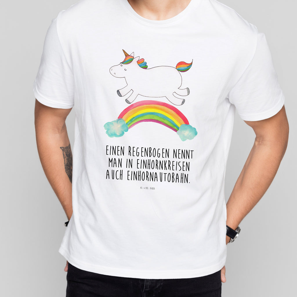 T-Shirt Standard Einhorn Regenbogen T-Shirt, Shirt, Tshirt, Lustiges T-Shirt, T-Shirt mit Spruch, Party, Junggesellenabschied, Jubiläum, Geburstag, Herrn, Damen, Männer, Frauen, Schlafshirt, Nachthemd, Sprüche, Einhorn, Einhörner, Einhorn Deko, Pegasus, Unicorn, Regenbogen, Glitzer, Einhornpower, Erwachsenwerden, Einhornautobahn