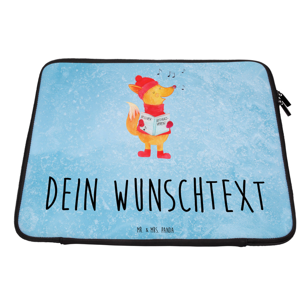 Personalisierte Notebook Tasche Fuchs Sänger Personalisierte Notebook Tasche, Personalisierte Notebooktasche, Personalisierte Computertasche, Personalisierte Notebook-Reisehülle, Personalisierte Laptop Hülle, Personalisierte Laptop Tasche, Notebook Tasche personalisiert, Notebook Tasche mit Namen, Notebook Tasche bedrucken, Winter, Weihnachten, Weihnachtsdeko, Nikolaus, Advent, Heiligabend, Wintermotiv, Fuchs, Füchse, Sänger, Geschenk Sänger, Singen, Weihnachtslieder