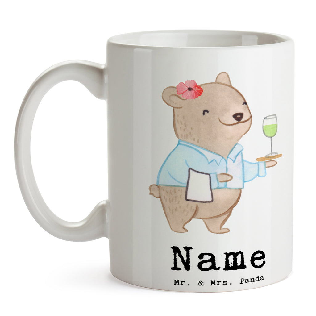 Personalisierte Tasse Restaurantfachfrau mit Herz Personalisierte Tasse, Namenstasse, Wunschname, Personalisiert, Tasse, Namen, Drucken, Tasse mit Namen, Beruf, Ausbildung, Jubiläum, Abschied, Rente, Kollege, Kollegin, Geschenk, Schenken, Arbeitskollege, Mitarbeiter, Firma, Danke, Dankeschön