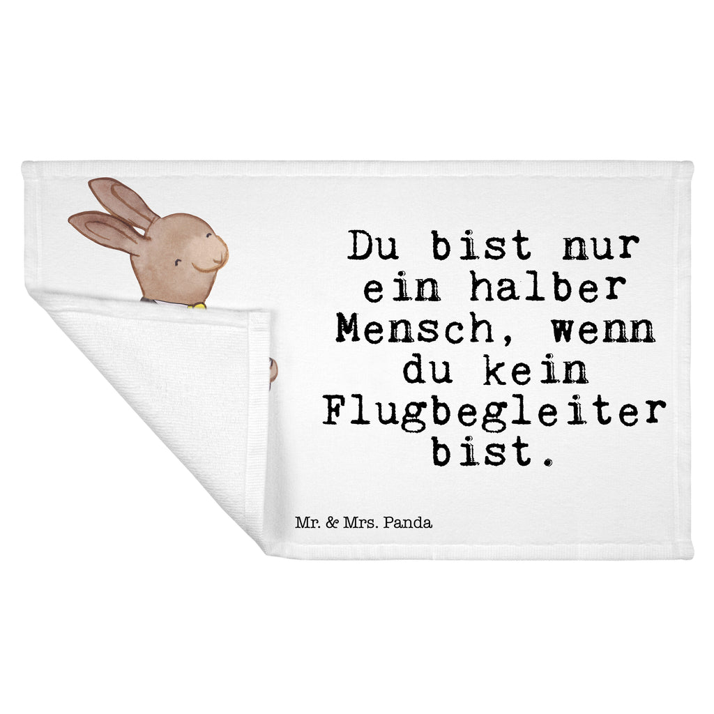 Handtuch Flugbegleiter mit Herz Gästetuch, Reisehandtuch, Sport Handtuch, Frottier, Kinder Handtuch, Beruf, Ausbildung, Jubiläum, Abschied, Rente, Kollege, Kollegin, Geschenk, Schenken, Arbeitskollege, Mitarbeiter, Firma, Danke, Dankeschön, Flugbegleiter, Steward, Flugsteward, Flight-Attendant