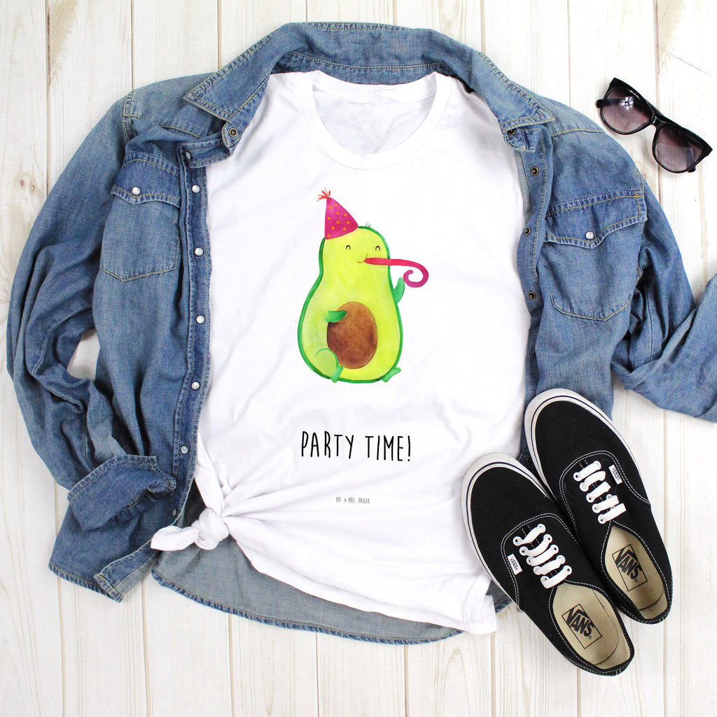 T-Shirt Standard Avocado Party Time T-Shirt, Shirt, Tshirt, Lustiges T-Shirt, T-Shirt mit Spruch, Party, Junggesellenabschied, Jubiläum, Geburstag, Herrn, Damen, Männer, Frauen, Schlafshirt, Nachthemd, Sprüche, Avocado, Veggie, Vegan, Gesund