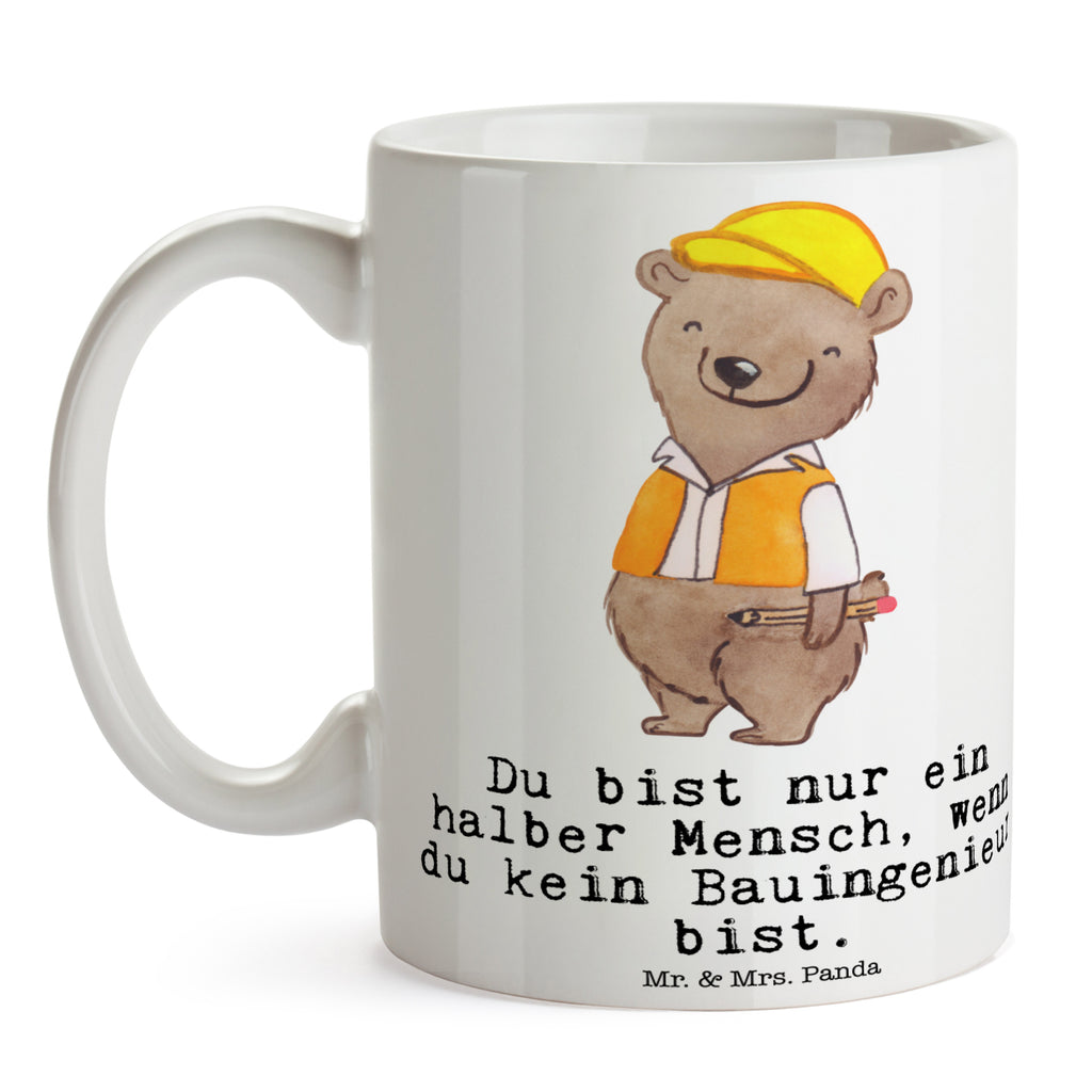 Tasse Bauingenieur mit Herz Tasse, Kaffeetasse, Teetasse, Becher, Kaffeebecher, Teebecher, Keramiktasse, Porzellantasse, Büro Tasse, Geschenk Tasse, Tasse Sprüche, Tasse Motive, Kaffeetassen, Tasse bedrucken, Designer Tasse, Cappuccino Tassen, Schöne Teetassen, Beruf, Ausbildung, Jubiläum, Abschied, Rente, Kollege, Kollegin, Geschenk, Schenken, Arbeitskollege, Mitarbeiter, Firma, Danke, Dankeschön, Bauingenieur, Statiker, Ingeniuer, Baustelle, Studium