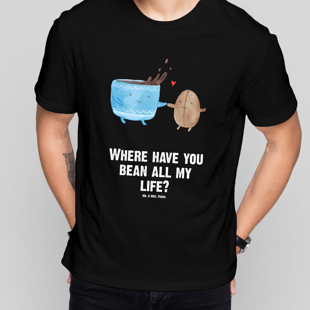 T-Shirt Standard Kaffee Bohne T-Shirt, Shirt, Tshirt, Lustiges T-Shirt, T-Shirt mit Spruch, Party, Junggesellenabschied, Jubiläum, Geburstag, Herrn, Damen, Männer, Frauen, Schlafshirt, Nachthemd, Sprüche, Tiermotive, Gute Laune, lustige Sprüche, Tiere, Kaffee, Kaffeebohne, Genuss, Zufriedenheit, Glück